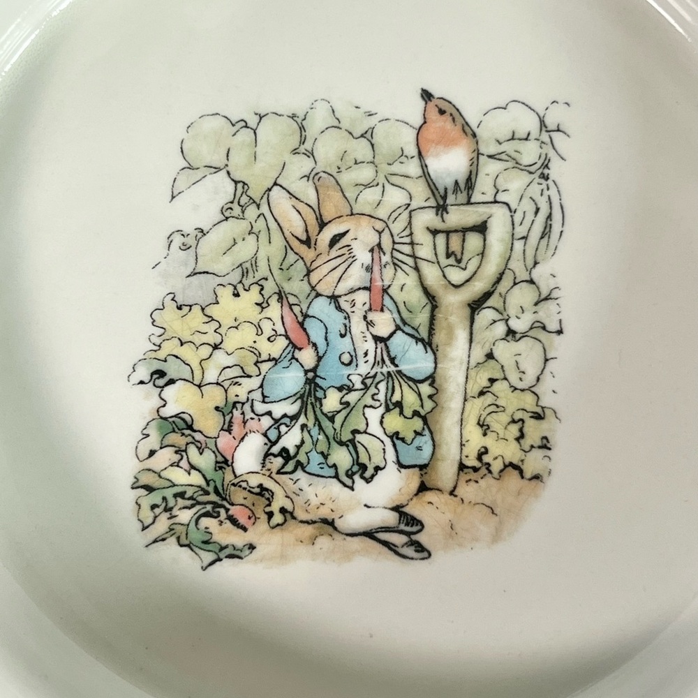 Vintage Wedgwood Peter Rabbit Porringer Baby Bowl - Picture 5 of 5